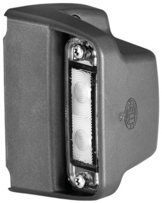 HELLA 2KA 012 271-081 Kennzeichenleuchte - 12/24V - Anbau - Kabel: 2000mm - 2-polig