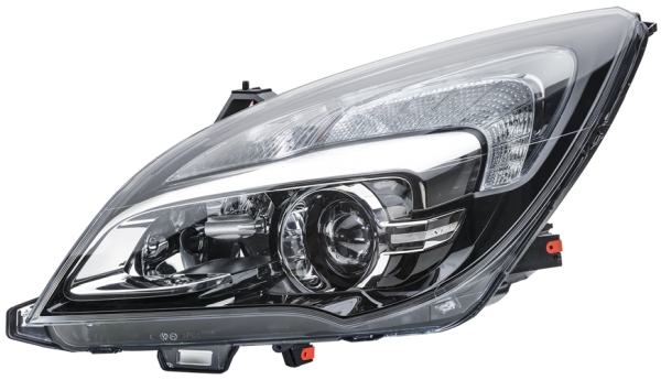 K1354 HELLA 1ES 354 830-031 Halogen-Hauptscheinwerfer - links - für u.a. Opel Meriva B Mpv (S10)