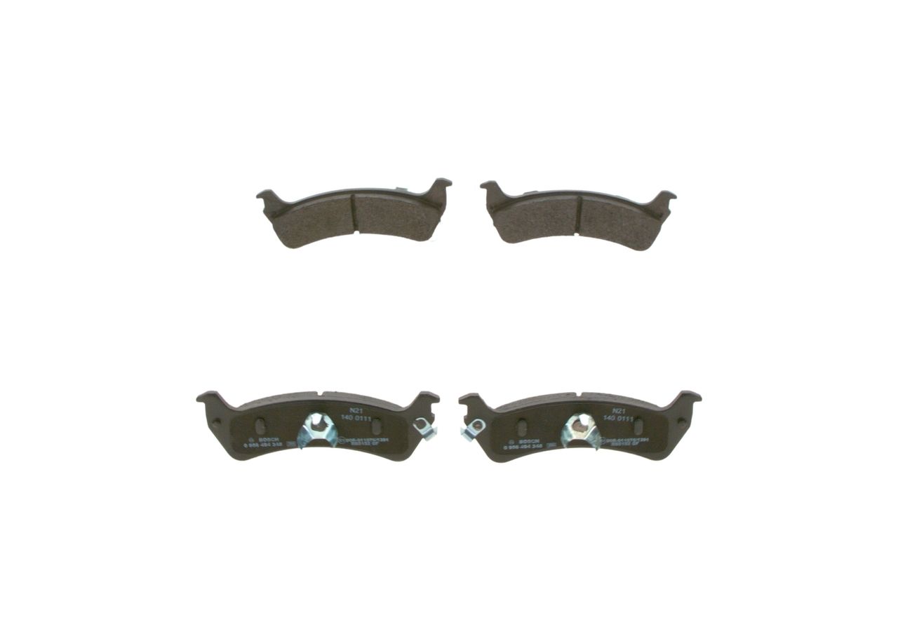 Bosch 0986494348 Bremsbelagsatz, Scheibenbremse