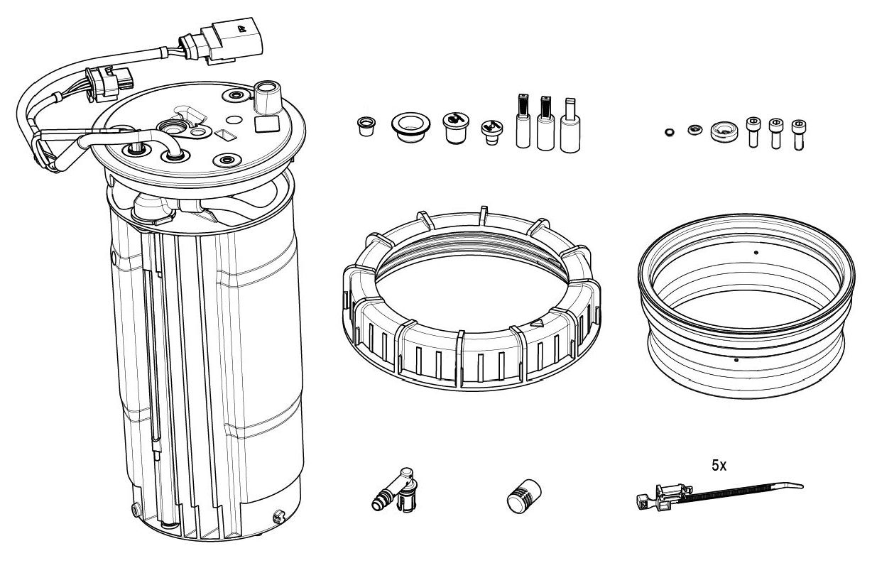 Bosch F01C600251 Beheizung, Tankeinheit (Harnstoffeinspritzung)