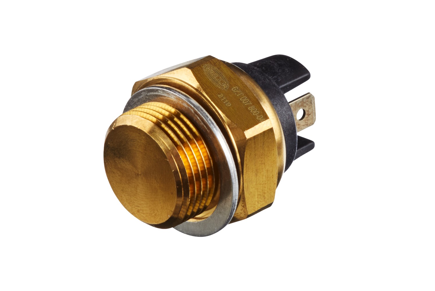 HELLA 6ZT 007 800-041 Temperaturschalter, Kühlerlüfter - 12V - Anschlussanzahl: 2 - Flachstecker - g