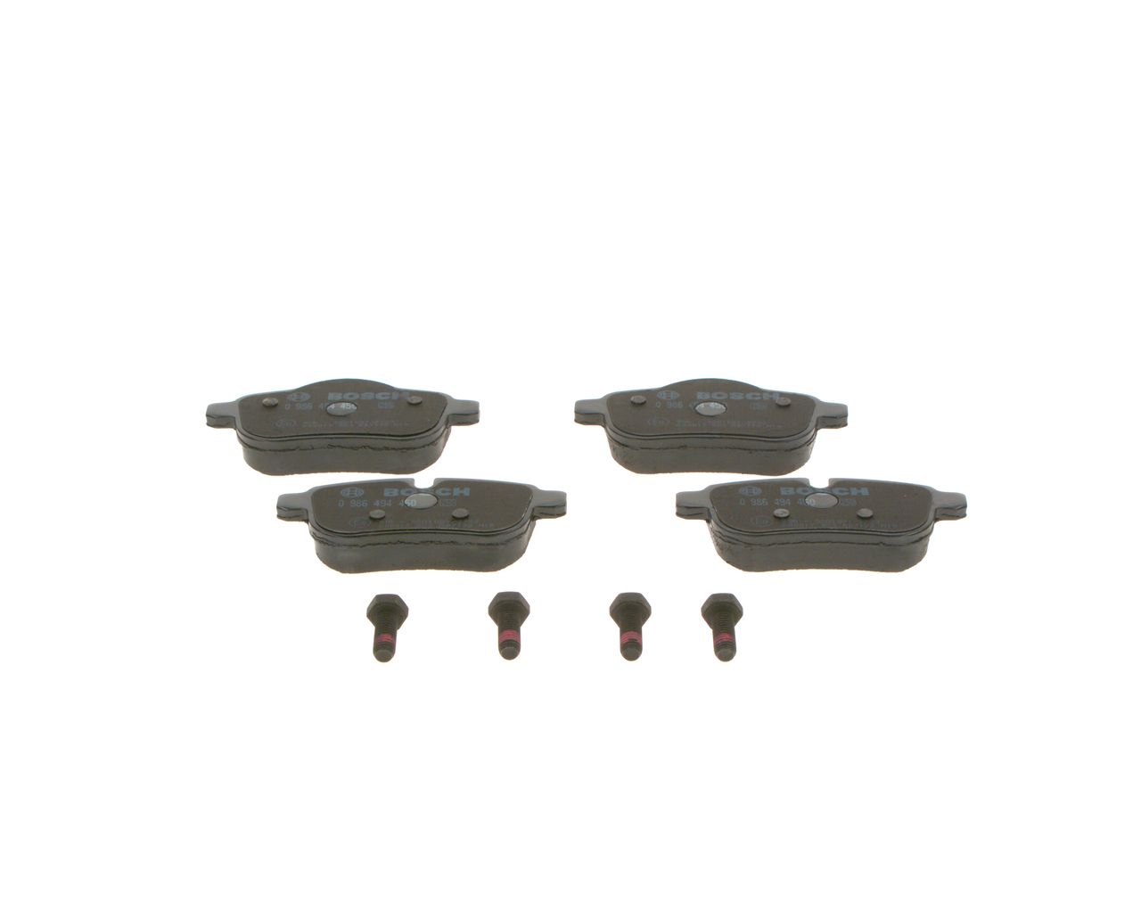 Bosch 0986494450 Bremsbelagsatz, Scheibenbremse