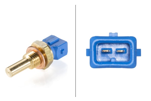 HELLA 6PT 009 107-361 Sensor, Kühlmitteltemperatur - 12V - geschraubt - mit Dichtung