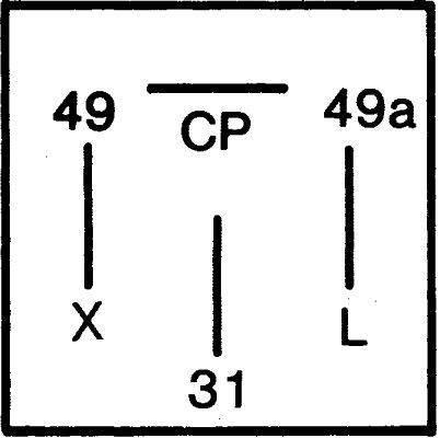 HELLA 4AZ 003 787-051 Blinkgeber