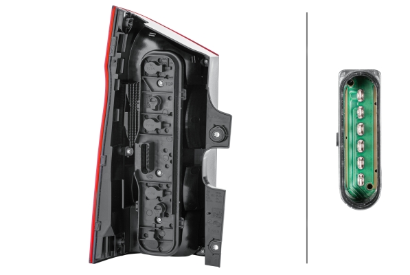 Hella achterlamp 12/ 24V rechts Hella achterlamp 12/ 24V rechts