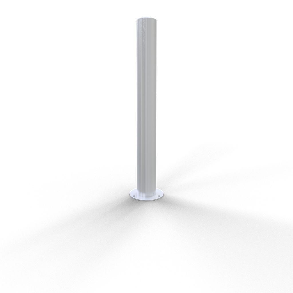 Schake 40103P Edelstahlpfosten Ø 102 mm ortsfest, für Dübelbefestigung

mit Bodenplatte Ø 180 x 6 mm ohne Verschluss ohne Öse