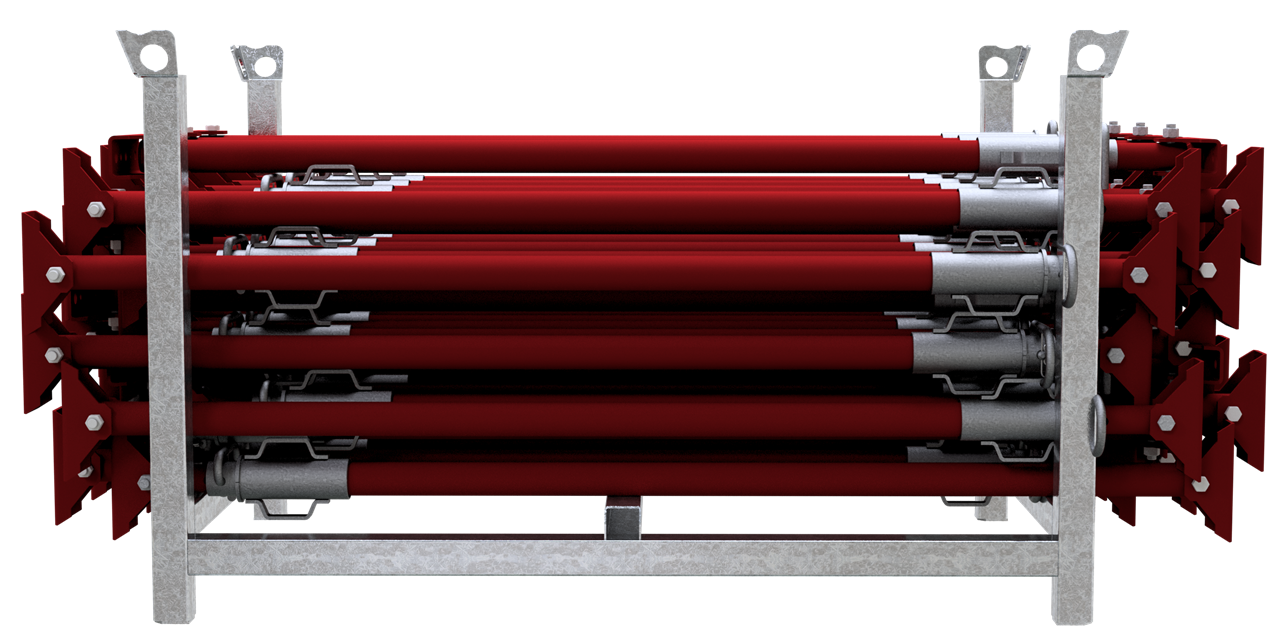 Schake 50 Schrägstützen  SET lackiert Schrägstütze 180 - 292 cm