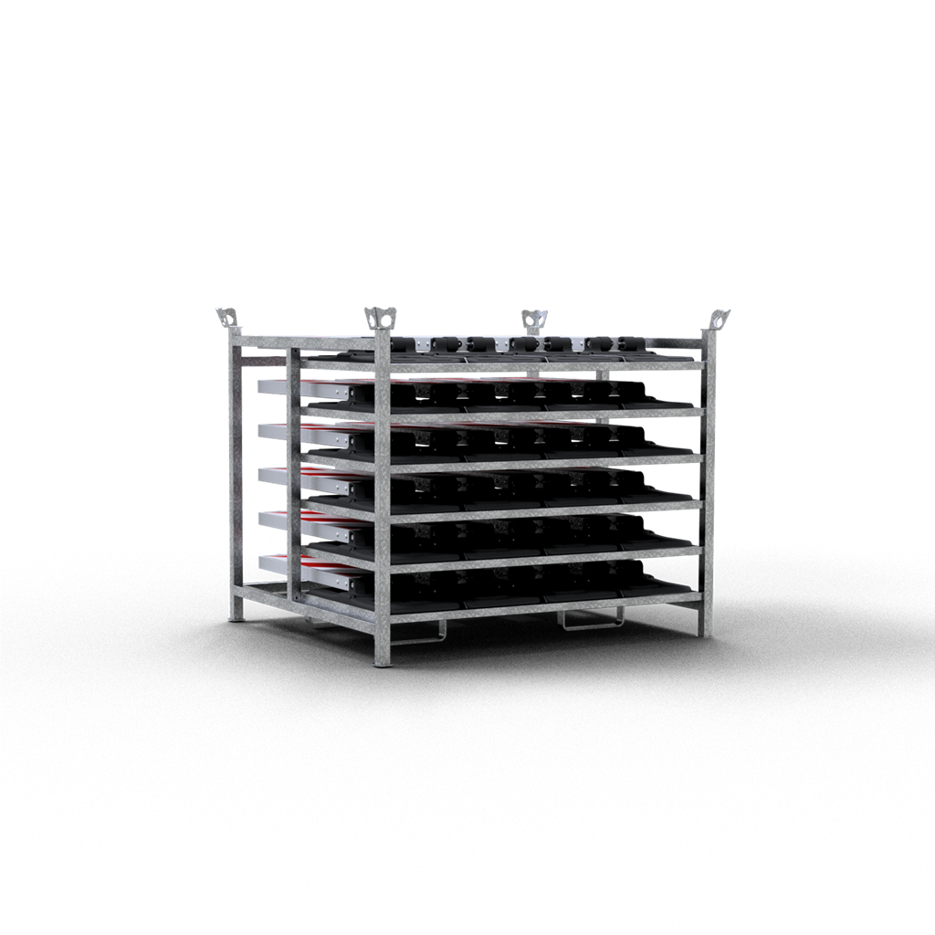 29a4ce71-0c2f-4075-a50f-a8e1604e2603 Schake 36080-SET1 SET  mit 24 Klappbaken  schraffiert mit rot/weißer Bakenfolie