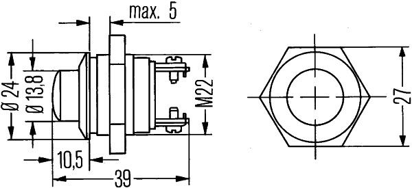 HELLA 6JF 001 571-001 Zünd-/Startschalter