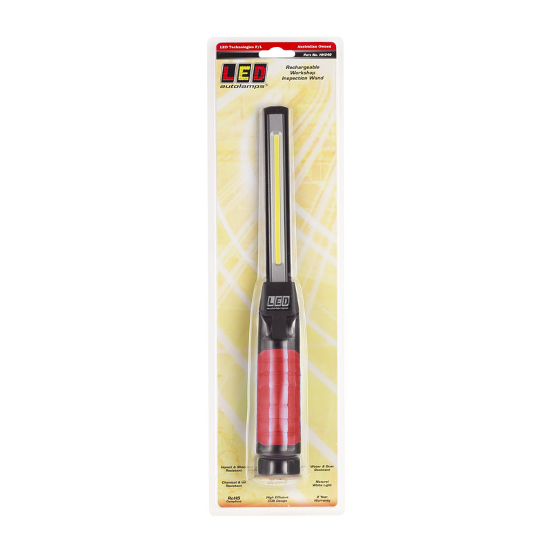 LED Werkstattlampe, Inspektionslampe, 600 Lumen, 6500K