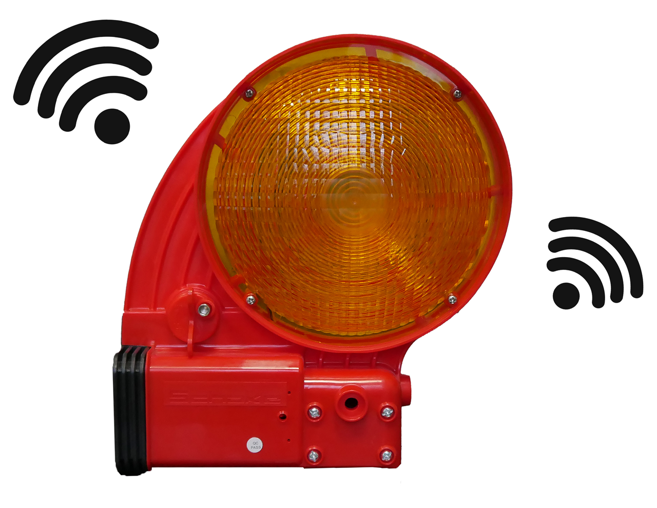 Schake 33NOXG2-RFID BASt Bakenleuchte Powernox  mit RFID Tag Lichtaustritt doppelseitig, gelb