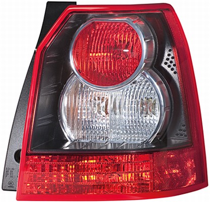 H843 HELLA 2VA 354 666-011 Heckleuchte - Glühlampe - weiß/rot - links - für u.a. Land Rover Freelander 2