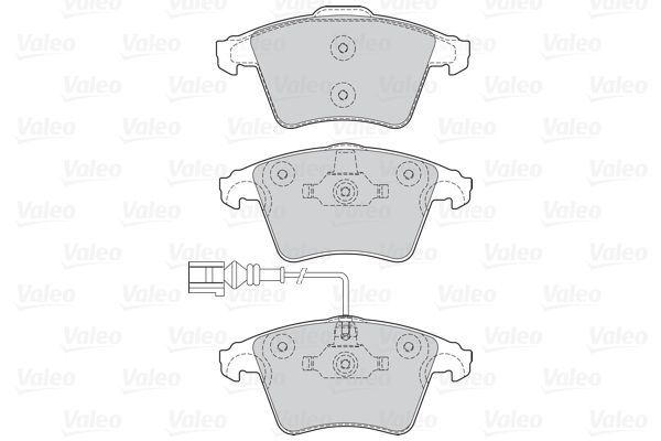 Valeo 302041 Bremsbelagsatz, Scheibenbremse