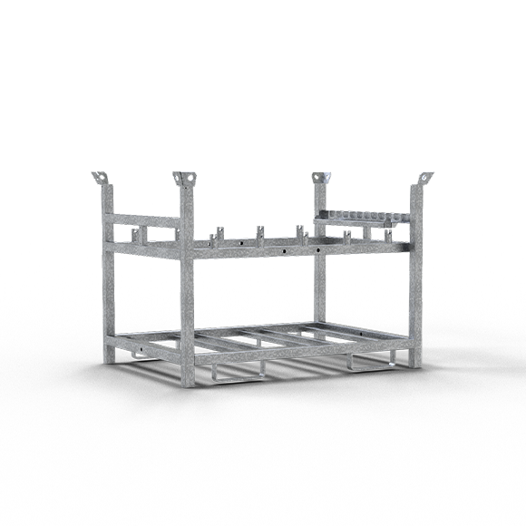 Schake 3NOX-5V Lager- und Transportpalette für 10 Baken, Fußplatten und Lampen