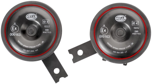 H746 HELLA 3AL 922 200-761 Horn - S90 - 12V - 113dB(A) - Frequenzbereich: 350Hz - Tiefton - Gehäusefarbe:
