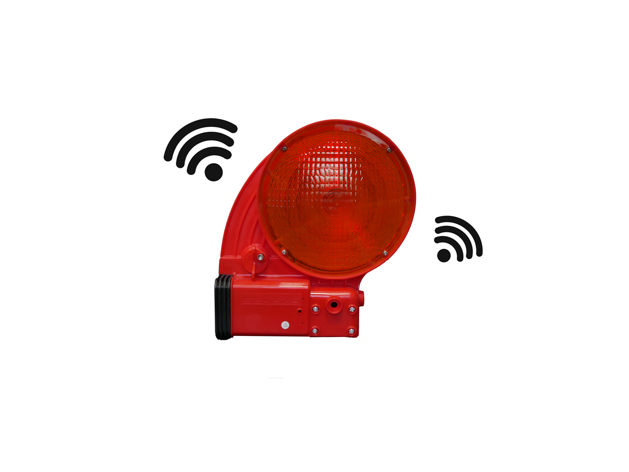 Schake 33NOXR1-RFID BASt Bakenleuchte Powernox  mit RFID Tag Lichtaustritt einseitig, rot