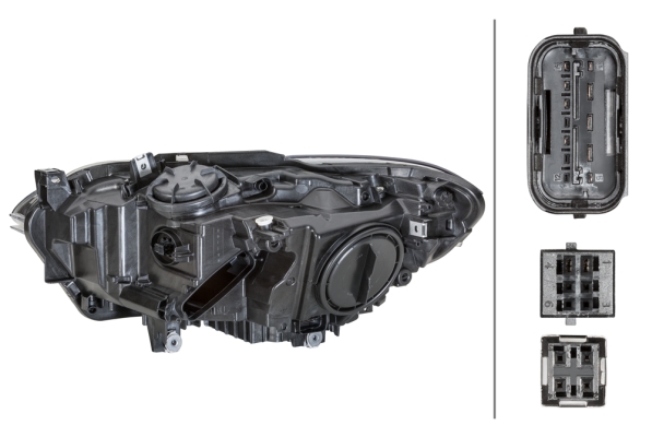 HELLA 1ZS 010 741-661 Bi-Xenon/LED-Hauptscheinwerfer - rechts - für u.a. BMW 1 (F21)