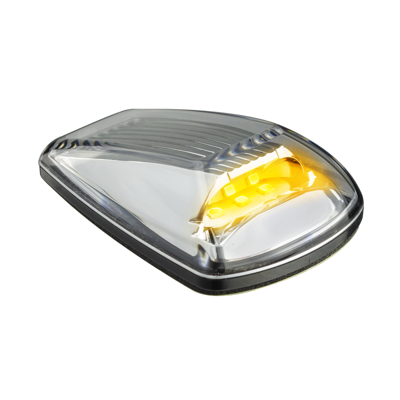 LED Blinkleuchte, 2 Stück, transparente Linse, ECE-R6, Serie 77, Click & Stick System