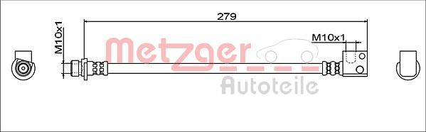 Metzger 4111943 Bremsschlauch
