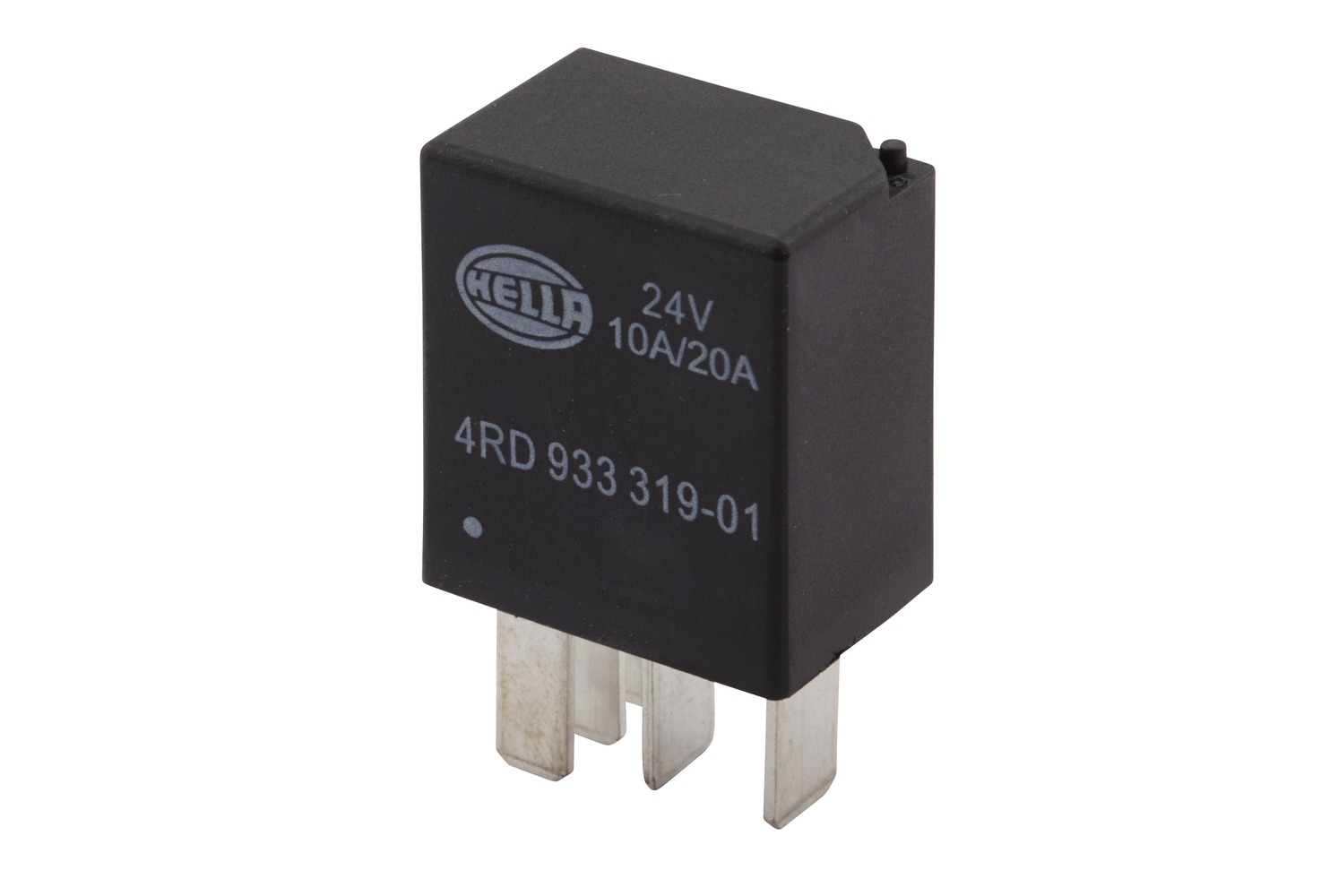 HELLA Relè, Corrente di lavoro - 24V - 5a... poli - Schema elettrico: W2 - Spina: B1 - Apritoio/Contatto di chiusura/Contatto di commutazione - Colore: nero - con supporto - 4RD 933 332-701 HELLA Relè, Corrente di lavoro - 24V - 5a... poli - Schema elettrico: W2 - Spina: B1 - Apritoio/Contatto di chiusura/Contatto di commutazione - Colore: nero - con supporto - 4RD 933 332-701