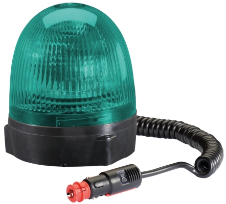 HELLA 2RL 009 506-031 Halogen-Rundumkennleuchte - Rota Compact - 12V - grün - Magnetbefestigung - gr