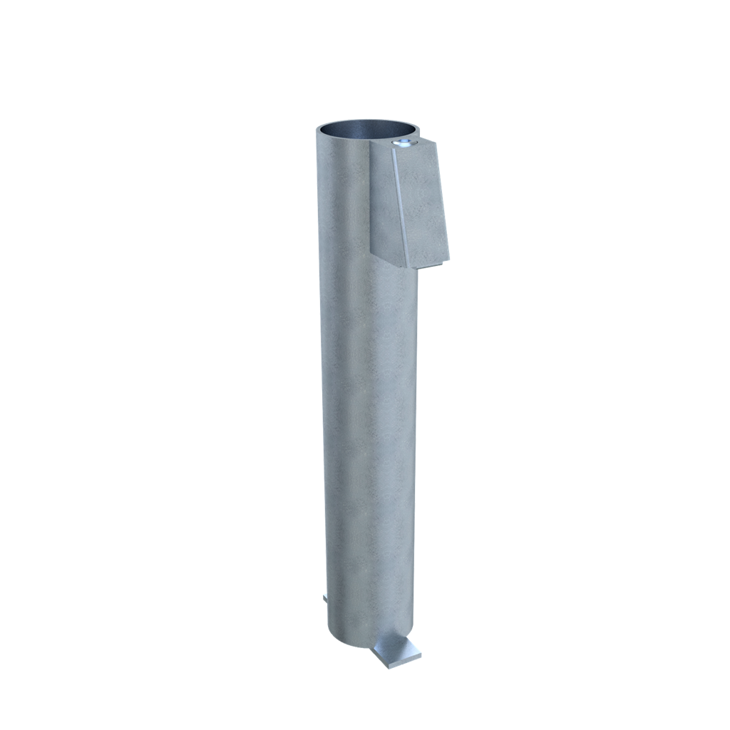 Schake 463_41 Bodenhülse mit Feststellvorrichtung für Ø 60 / 76 mm Rohrpfosten für Ø 60 mm Rohrpfosten 400 mm lang
