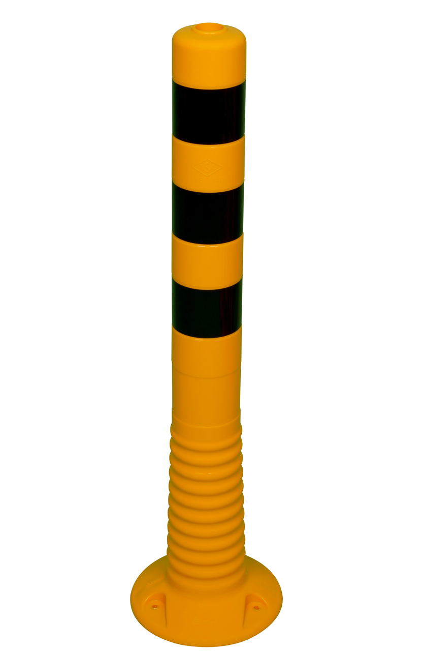 Schake 412442BG Flexipfosten gelb / schwarz Ø 80 mm Höhe: 750 mm