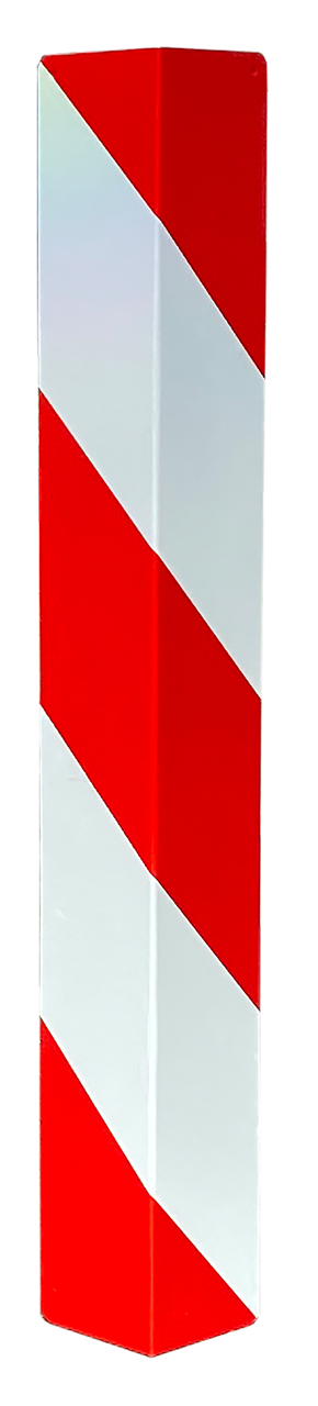 Schake 4317RB Kantenschutzwinkel aus Aluminiumblech Rechtsweisend rot / weiß