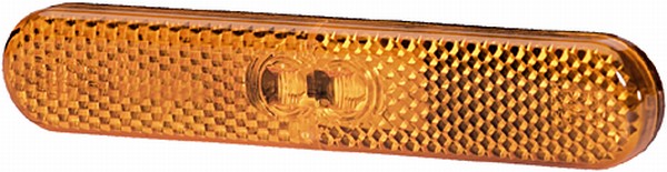 F929 HELLA 2PS 009 226-037 Seitenmarkierungsleuchte - LED - 24V - geklebt - Lichtscheibenfarbe: gelb - Ka