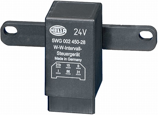 HELLA 5WG 002 450-287 Relais, Wisch-Wasch-Intervall - 24V - 6-polig