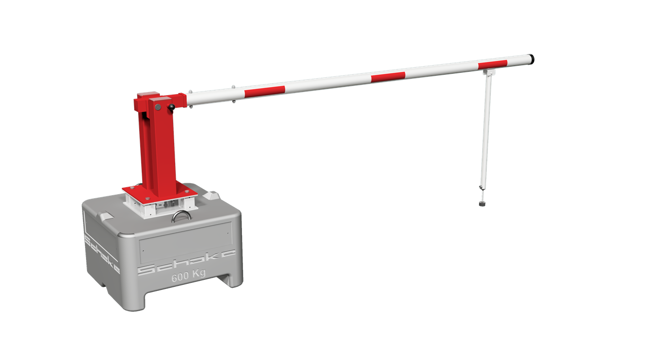 Schake 415_71ZPBM Mobile Handschranke lichte Weite: 7000 mm Profilzylinderschloss