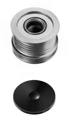 9XU_358_038-151 HELLA 9XU 358 038-151 Generatorfreilauf - Gewindemaß: M16x1,5 - Anzahl der Rillen: 6 - mit Kappe