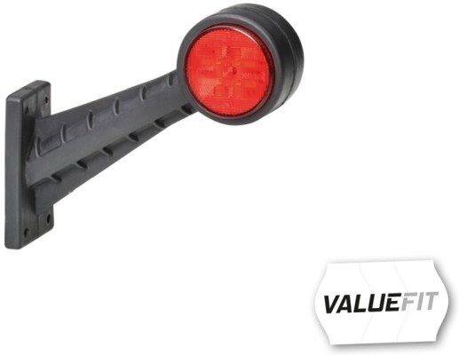 HELLA 2XS 357 004-031 Umrissleuchte - Valuefit - LED - 12/24V - gewinkelt - links/seitlicher Anbau