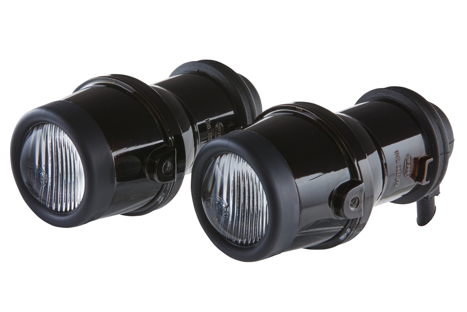 HELLA 1NL 008 090-821 DE/Halogen-Nebelscheinwerfersatz - Micro DE - 12V - Einbau - Lichtscheibenfarb