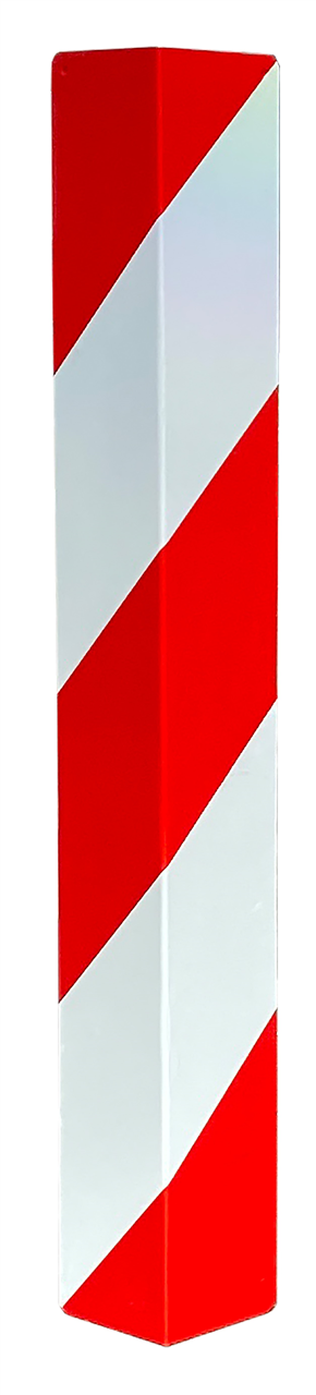 Schake 4317LB Kantenschutzwinkel aus Aluminiumblech Linksweisend rot / weiß