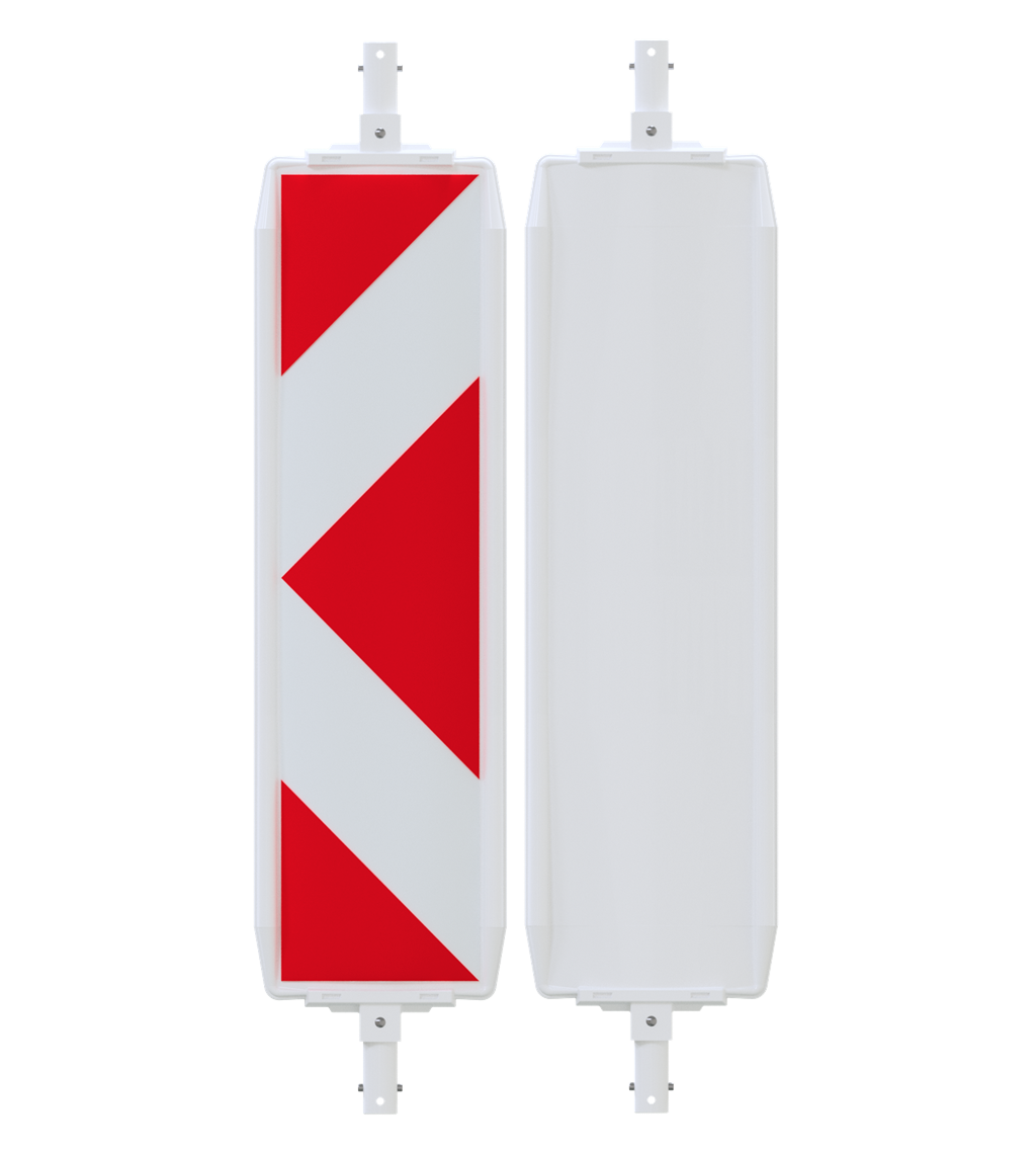 Schake 36NOXPE BASt-Wendebake NOX   Folie Typ RA1/A, pfeilförmig einseitig rechts- oder linksweisend