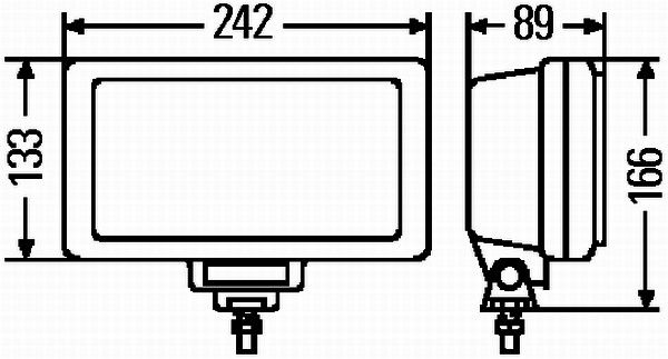 HELLA 1FE 006 300-001 Fernscheinwerfer