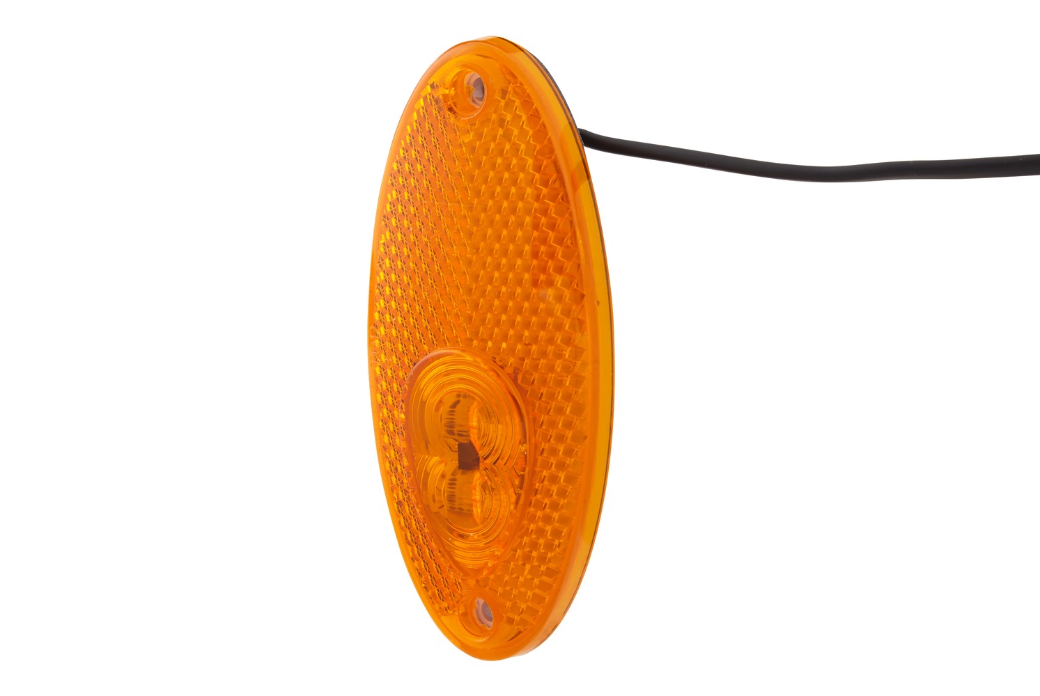 HELLA 2PS 964 295-327 Seitenmarkierungsleuchte - LED - 12V - Anbau - Lichtscheibenfarbe: gelb - Kabe