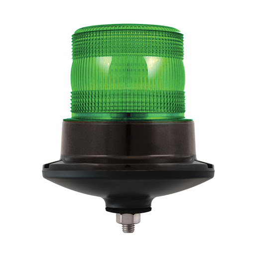 EQR65GBM-SB LED Kennleuchte, Bolzenbefestigung, Grün, Doppel- und Vierfachblitz, ECE R10