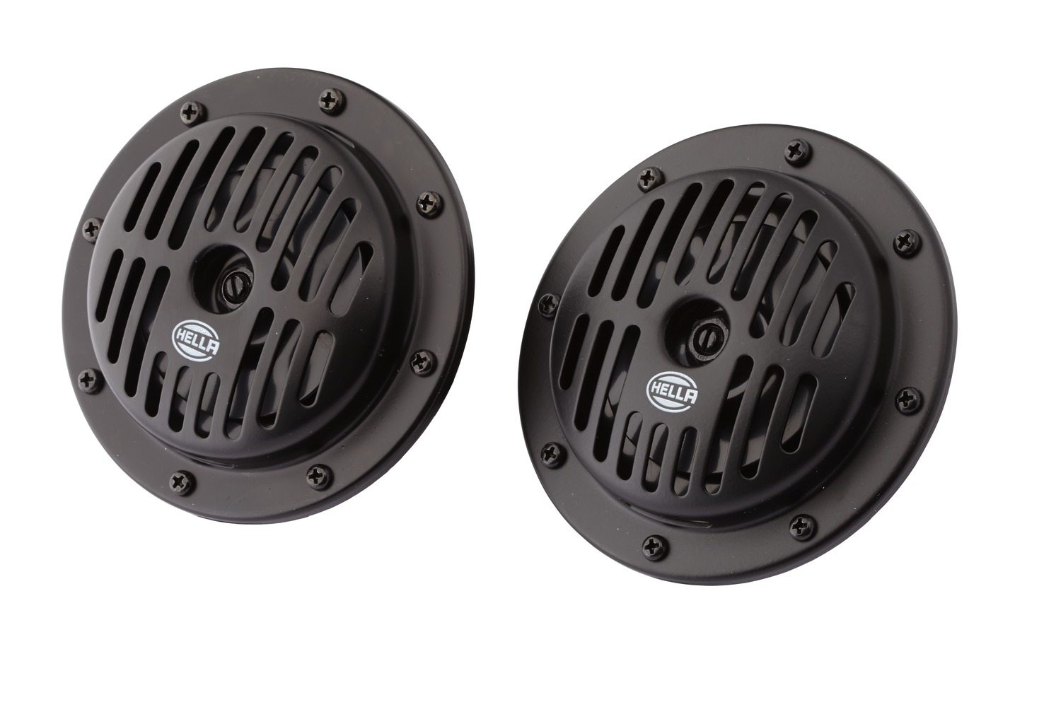 10108535a_AM0 HELLA 3CB 004 811-042 Horn - DL50 - 12V - 114dB(A) - Frequenzbereich: 310/380Hz - Gehäusefarbe: schw