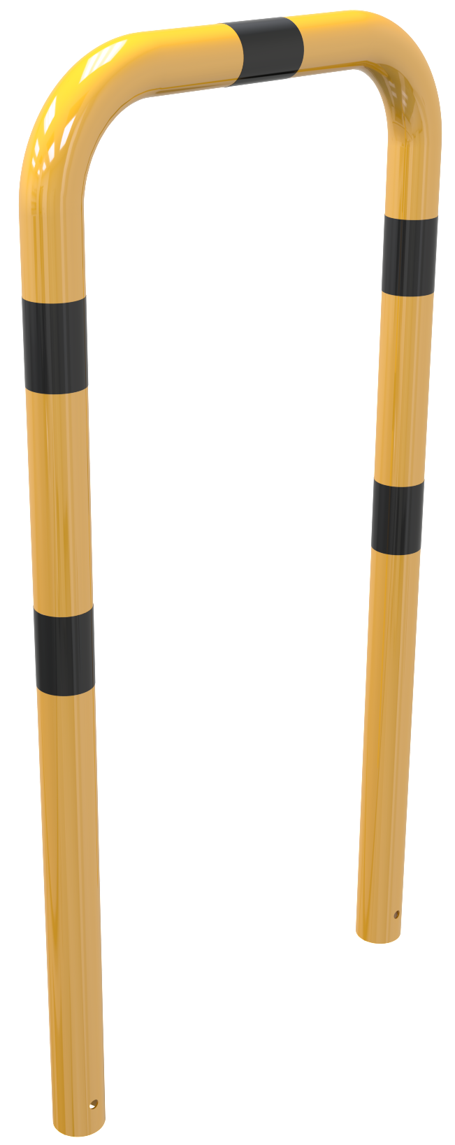 Schake Rammschutzbügel  Stahlrohr Ø 76 mm | Gesamtbreite: 750 mm | Höhe Überflur: 1150 mm | zum Einb
