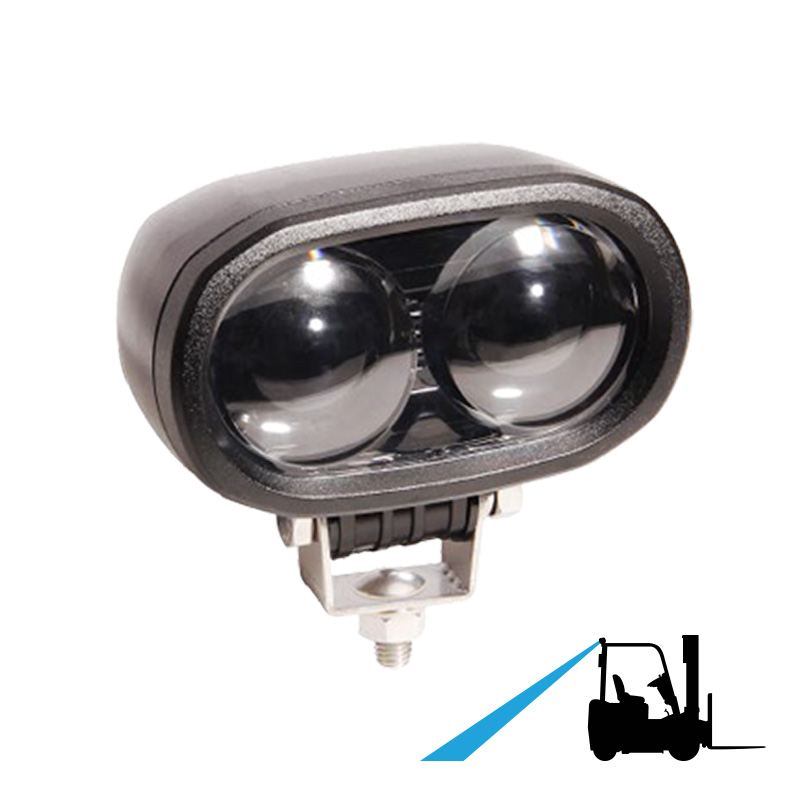 120BS6BM-icon LED Blue Safety Light, Blue Spot- Leuchte Gabelstapler, 2 x 3 Watt Blue Spot Lamp