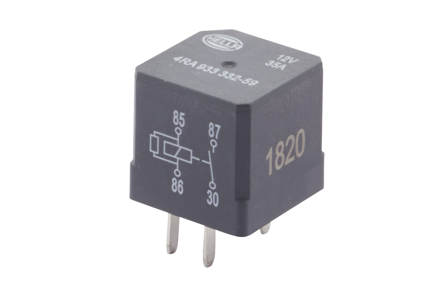 Produktbild von HELLA Relais 4RA 933 332-111 – 24V, 4-polig, Schließer, Bis 20A