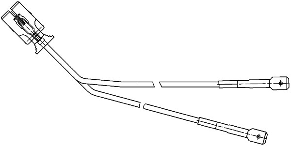 K0577 HELLA 8KA 147 162-017 Leitungssatz - mit Lampenträger