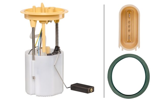 HELLA 8TF 358 106-051 Kraftstoff-Fördereinheit - elektrisch - 5-polig - mit Dichtung/mit Tankgeber