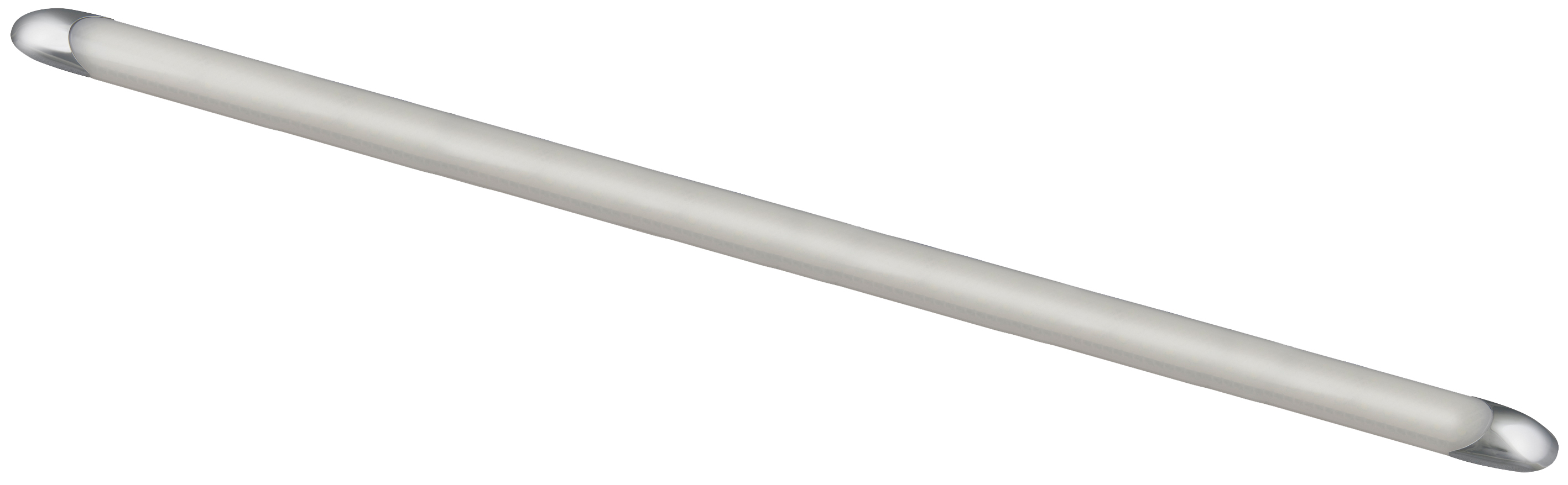 Schmale LED Innenraumleuchte, 600 mm, verchromte Blenden, weiß, 24 Volt