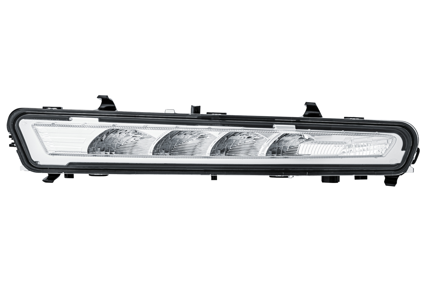 HELLA LED Feu Diurne 90 Mm Rond 24/12V – Blanc Intense, Multivolt, Câble 500 Mm, Droit – Éclairage Camion & Agricole