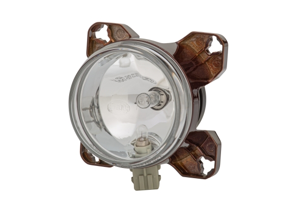 HELLA 1K0 008 191-131 FF/Halogen-Scheinwerfereinsatz, Fernscheinwerfer - 90mm Essential - 12V - rund