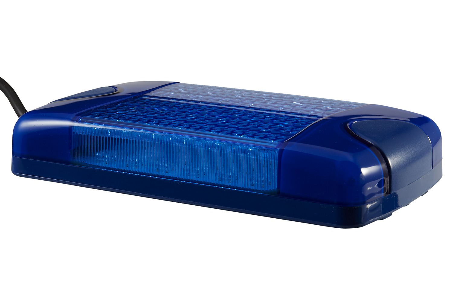 10105028a_AM0 HELLA 2XD 965 429-001 LED-Blitz-Kennleuchte - Multi F Duraled - 12/24V - Anbau - blau - blau - Kabel