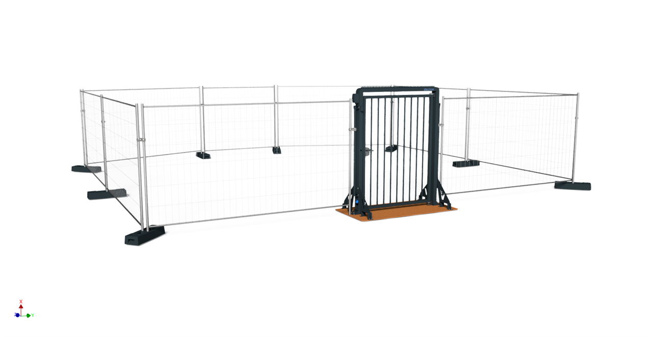 Schake 3B7090VD-SET gesicherte Baustellenabgrenzung